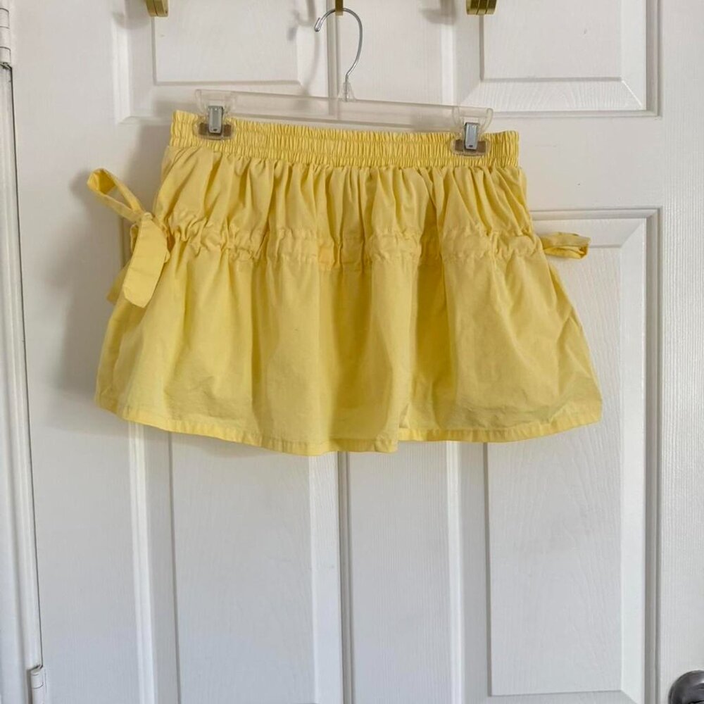Altar'd State Women's Yellow Skirt - Picture 2 of 2